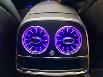 벤츠 W222 S클래스 1+2열 LED 터빈 송풍구 세트. 후석까지 완벽한 송풍구 엠비언트.