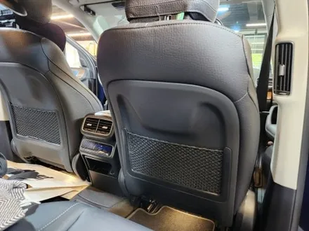 벤츠 W167 GLE 시트백 엠비언트 + 실내 카본트림 + 2열 선쉐이드.