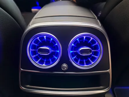 벤츠 W222 S클래스 1+2열 LED 터빈 송풍구 세트. 후석까지 완벽한 송풍구 엠비언트.