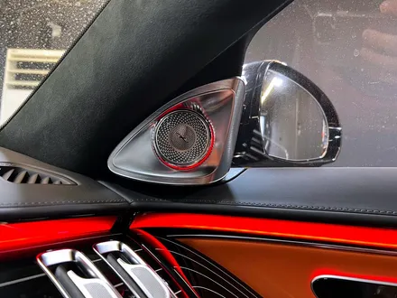벤츠 W223 S580 S클래스 마이바흐 정품 4D 트위터 스피커 설치 작업. 벤츠S클래스 엠비언트 튜닝.