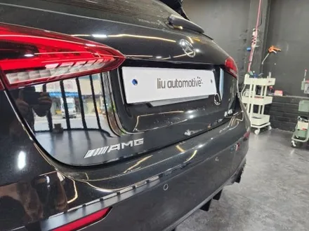 벤츠 W177 A45 AMG 블랙팩 엠블럼 교체 + 부분랩핑.