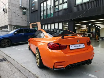 BMW M4 랩핑 - 오렌지 컬러