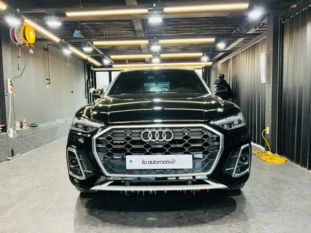 아우디 신형 Q5 페이스리프트 디퓨저 머플러 교체 시공 SQ5 타입.