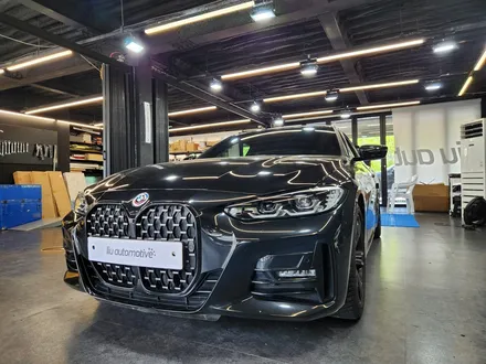 BMW G22 4시리즈 쿠페 회오리 트위터 + 도어 미드레인지 + 크리스탈 기어봉 교체 시공 패키지.