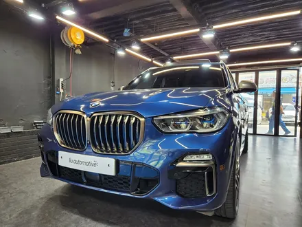 BMW G05 X5 엠비언트 연동 스피커 세트 + M1M2 버튼 + 카본 패들시프트.