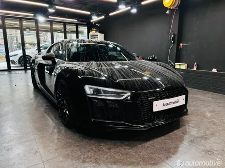 아우디 R8 실내 순정형 비노출 엠비언트 인테리어 시공기.