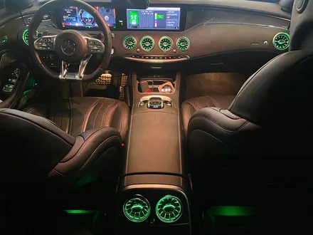 벤츠 W222 S63 AMG 쿠페 송풍구 터빈 엠비언트. 엠비언트 송풍구로 인테리어 드레스업.