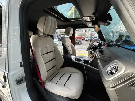 벤츠 G63 AMG 순정 베이지 시트 교체 작업 지바겐.