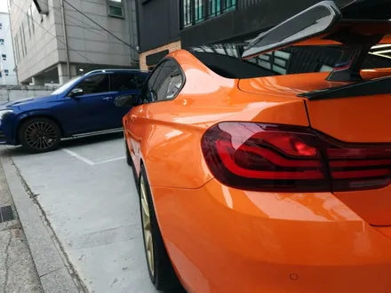 BMW M4 랩핑 - 오렌지 컬러