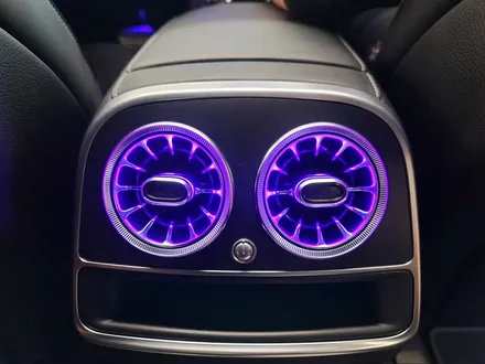 벤츠 W222 S클래스 1+2열 LED 터빈 송풍구 세트. 후석까지 완벽한 송풍구 엠비언트.