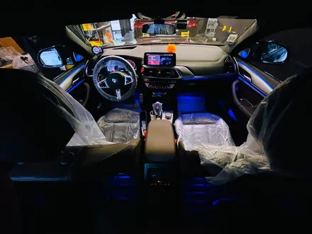 BMW G02 X4 엠비언트 연동 스피커 세트. BMW 실내 엠비언트와 스피커 추천.