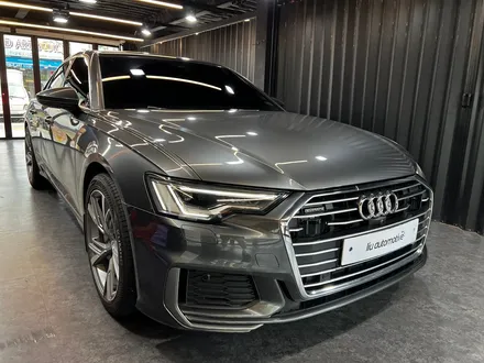 아우디 A6 C8 RS6 그릴 + 안개등 + 디퓨저 + 블랙팩 세트.