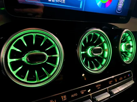 벤츠 GLC300e 엠비언트 연동 송풍구 트위터 세트. 인기 엠비언트 두 가지 조합.