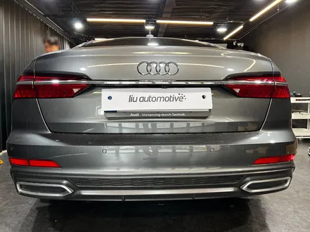 아우디 A6 C8 RS6 그릴 + 안개등 + 디퓨저 + 블랙팩 세트.