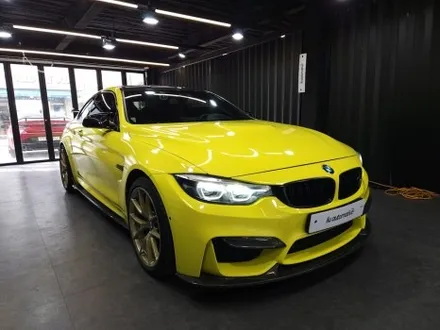 BMW M4 랩핑 - 오렌지 컬러