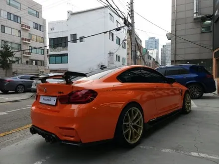 BMW M4 랩핑 - 오렌지 컬러