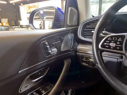 벤츠 W167 GLE 실내 카본 트림 세트.