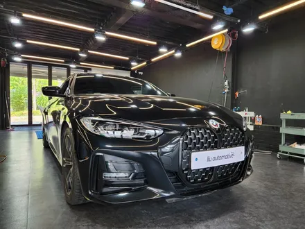BMW G22 4시리즈 쿠페 회오리 트위터 + 도어 미드레인지 + 크리스탈 기어봉 교체 시공 패키지.