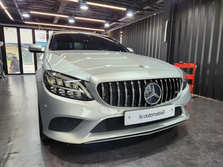 벤츠 W205 C클래스 ACC 버튼 설치 반자율주행.