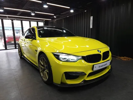 BMW M4 랩핑 - 오렌지 컬러