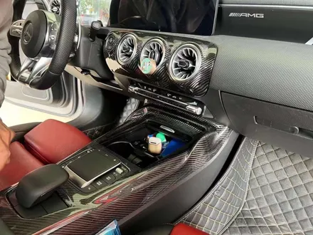 벤츠 A클래스 카본 인테리어 트림 교체 W177 A45 AMG.