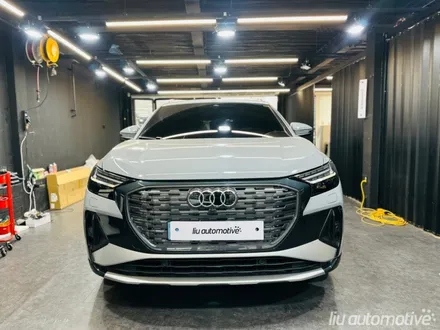아우디 이트론 블랙팩 그릴 교체.