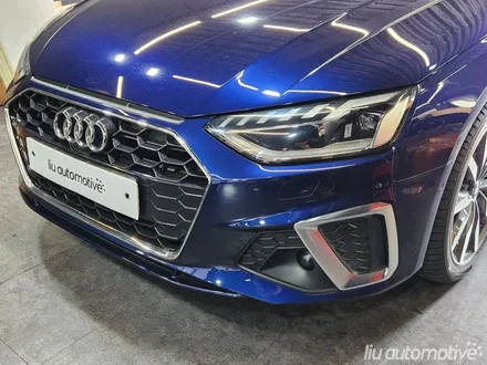 아우디 A4 그릴 교체 RS4 타입 프론트립.