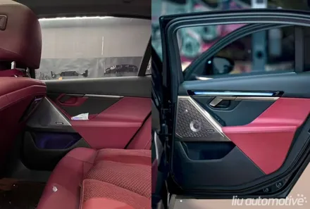BMW G60 5시리즈 도어라인 크리스탈 실내 엠비언트 확장패키지.