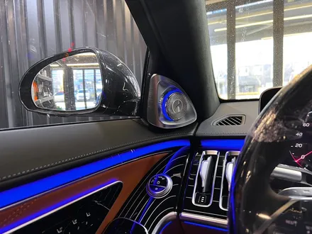 벤츠 W223 S580 S클래스 마이바흐 정품 4D 트위터 스피커 설치 작업. 벤츠S클래스 엠비언트 튜닝.