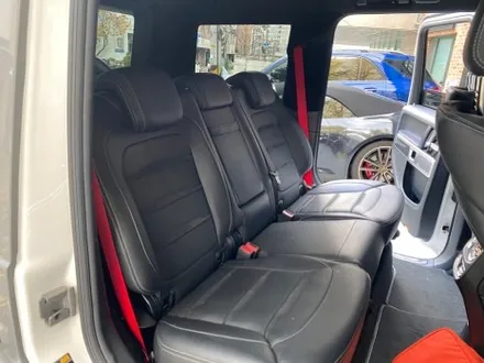 벤츠 G63 AMG 순정 베이지 시트 교체 작업 지바겐.