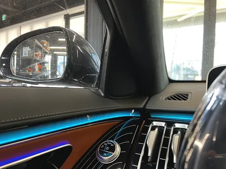 벤츠 W223 S580 S클래스 마이바흐 정품 4D 트위터 스피커 설치 작업. 벤츠S클래스 엠비언트 튜닝.
