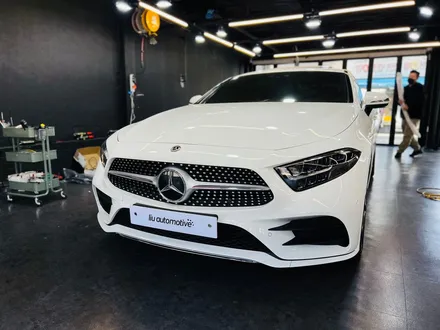 벤츠 CLS300d 세로그릴 교체 + 스포일러.