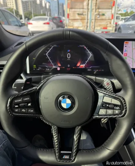 BMW 신형 CS핸들 퍼포먼스 카본 + M1M2 버튼 설치.