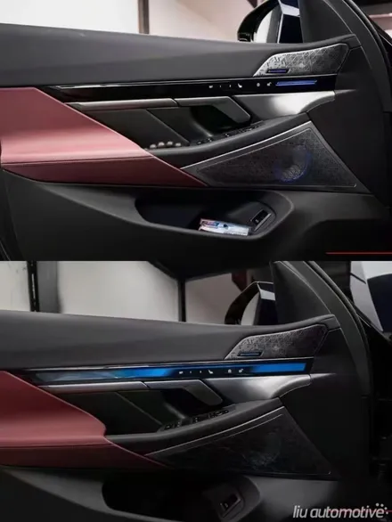BMW G60 5시리즈 도어라인 크리스탈 실내 엠비언트 확장패키지.