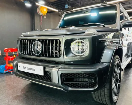 벤츠 G63 AMG 브라부스 LED 프론트립 + 송풍구 엠비언트 작업 지바겐 W464.