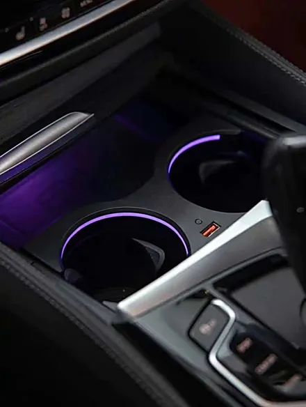 BMW 5시리즈 컵홀더 엠비언트 확장 시공기. (+6시리즈GT)