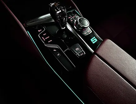 BMW G30 5시리즈 기어패널 엠비언트 확장 시공기.