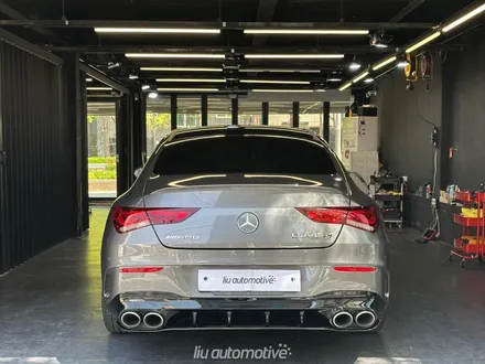 벤츠 CLA45 AMG 블랙팩 엠블럼 교체 + 블랙팩 부품. / 서울 서초