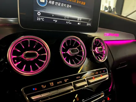 벤츠 W205 C클래스 인테리어 엠비언트 풀세트. 송풍구 + AMG바 + 리츠스마트엠비언트.