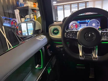 벤츠 G63 AMG 엠비언트 터빈 송풍구 세트. 후석까지 완벽한 엠비언트 송풍구.