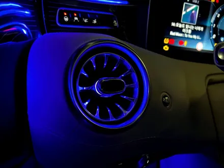 벤츠 W222 S450 S클래스 쿠페 송풍구 엠비언트. 전후석 송풍구 엠비언트.