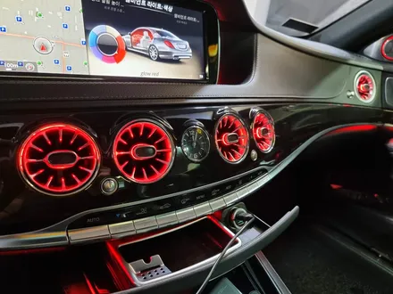 벤츠 S63 AMG 송풍구 실내 엠비언트 설치.