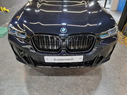 BMW iX3 그릴 교체 + 선쉐이드 시공 설치.