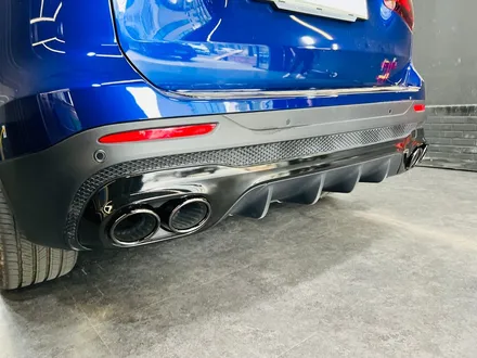 벤츠 GLB 35AMG 듀얼 머플러팁 45AMG타입 교체 + 프론트립 + AMG 핸들 작업.