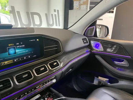 벤츠 W167 GLE 실내 카본 트림 세트.