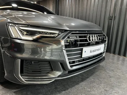 아우디 A6 C8 RS6 그릴 + 안개등 + 디퓨저 + 블랙팩 세트.
