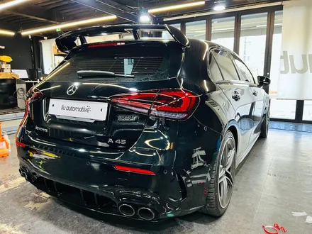 벤츠 W177 A45 AMG 헤드라이트 보호 블랙베젤 타입 PPF.