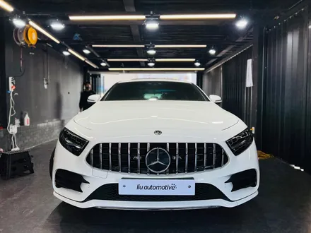 벤츠 CLS300d 세로그릴 교체 + 스포일러.