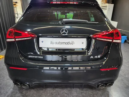 벤츠 W177 A45 AMG 블랙팩 엠블럼 교체 + 부분랩핑.