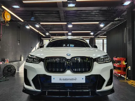 BMW iX3 블랙팩 파츠 프론트립 + 그릴 + 미러 + 손잡이.